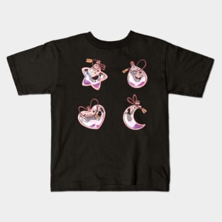 Asexual potion sticker set Kids T-Shirt